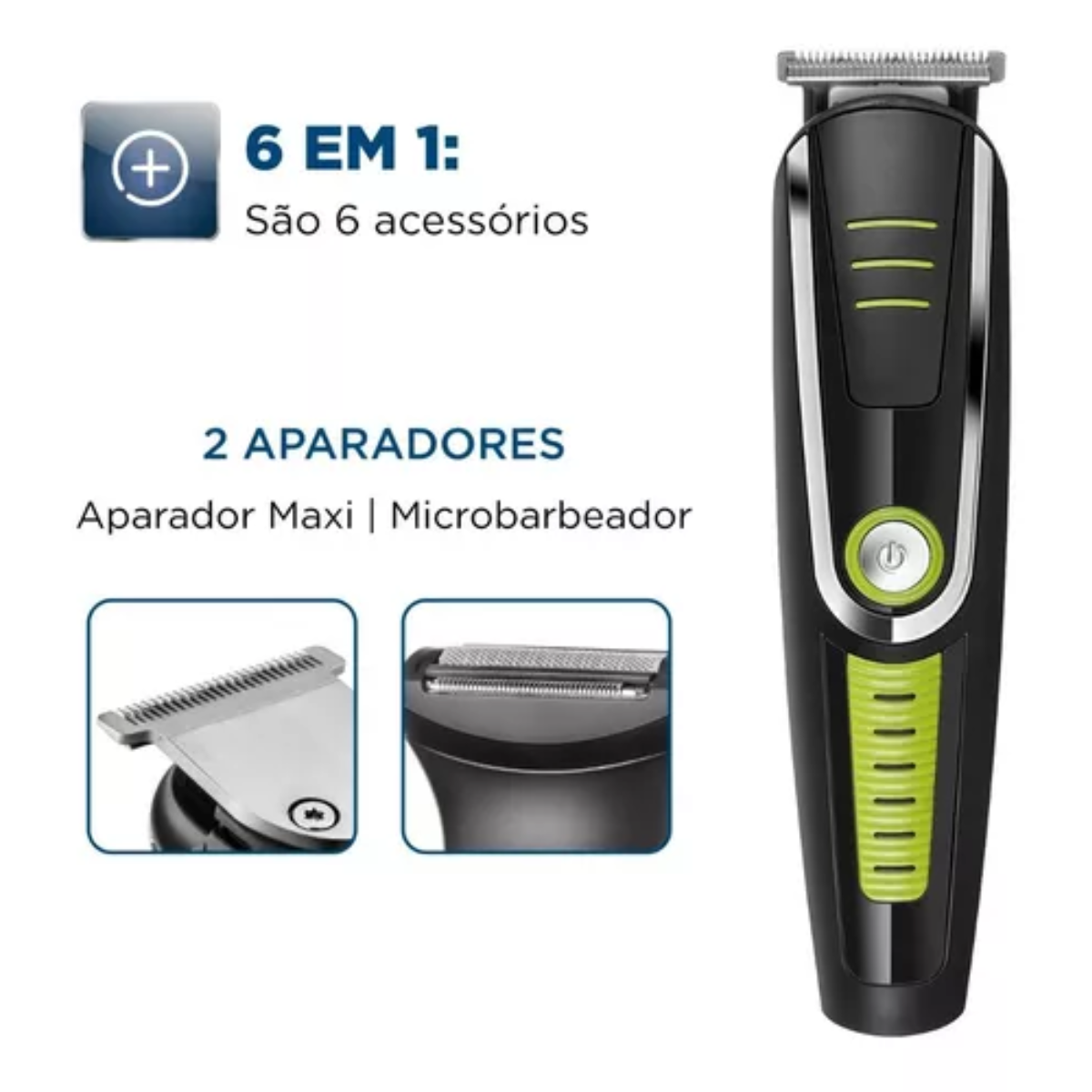 Aparador De Pelos Mondial Bg-04 Super Groom 06 Bivolt Aparador De Pelos Mondial Bg-04 Super Groom 06 Bivolt